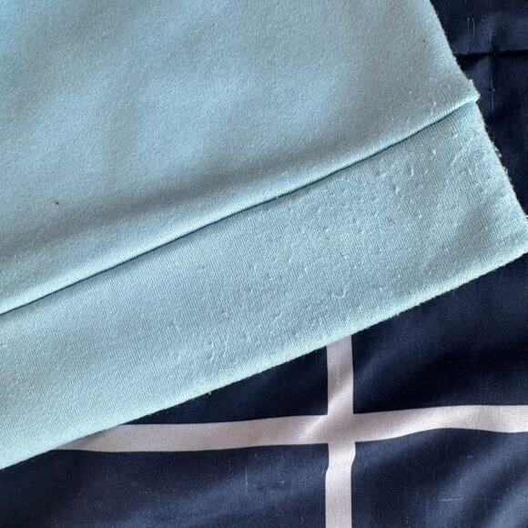 Light Blue Hallmark Christmas Sweatshirt Women’s Large 100% Cotton - Picture 3 of 10